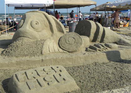 Fresh Fish - 2011 AIA Sandcastle Competition in Galveston, Texas
