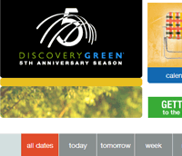 Discovery Green Website