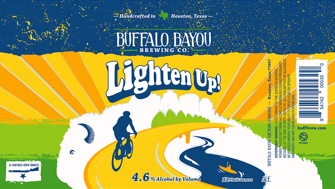Buffalo Bayou Brewing Company - Lighten Up Can