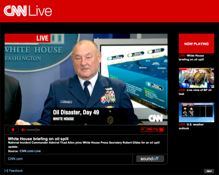 J P Kenny: CNN coverage of BP Gulf Response Efforts