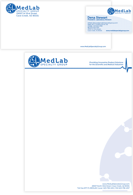 MedLab Specialty Group corporate identity project