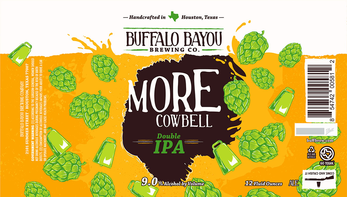 Buffalo Bayou Brewing Company - More Cowbell Can