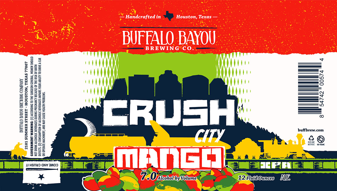 Buffalo Bayou Brewing Company - Crush City Mango Can