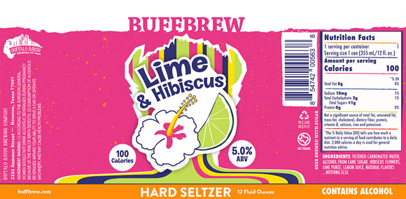 Buffalo Bayou Brewing Company - Lime Hibiscus Seltzer