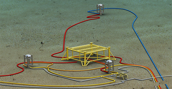 Hess Corporation - Oil and Gas Subsea Illustration