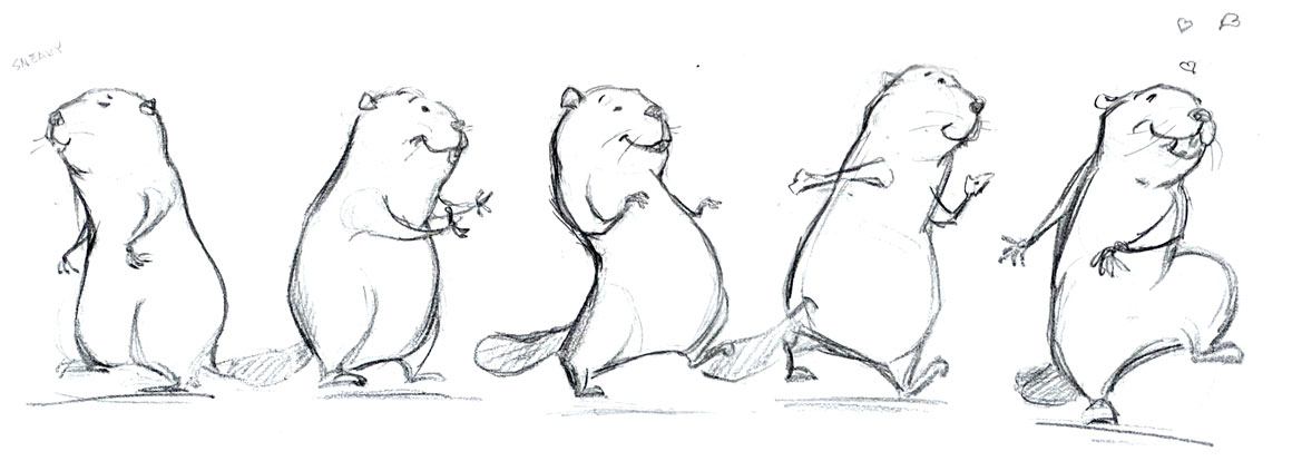 Billy the Beaver: Concept Sketches