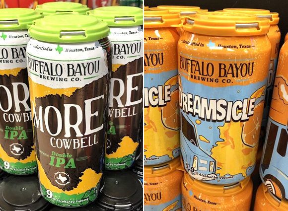 Buffalo Bayou Brewing Company - More Cowbell and Dreamsicle